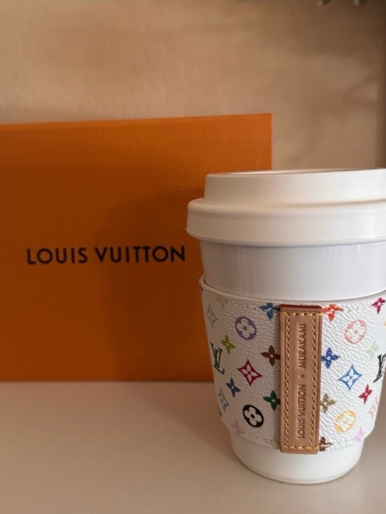 Louis Vuitton Accessories - Louis Vuitton X Murakami White Multicolor Monogram Cup Sleeve Ceramic Mug